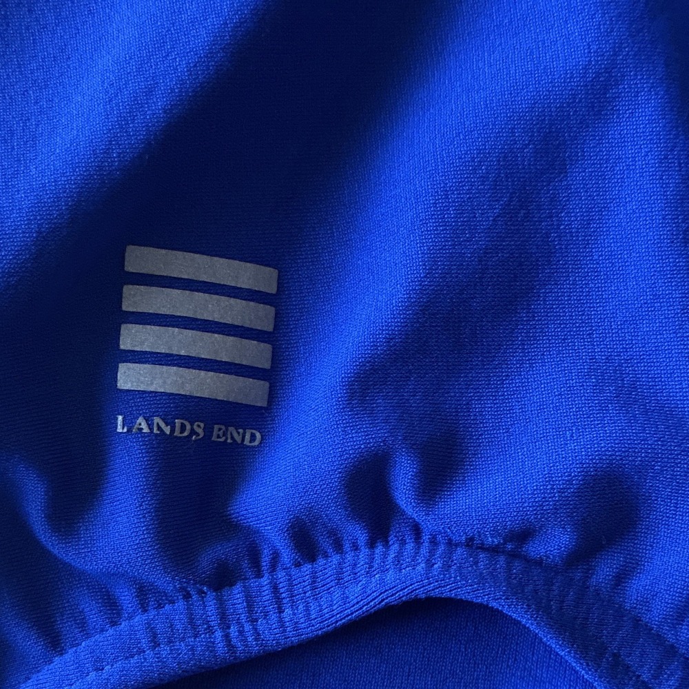Lands' End Women's Built-In Bra One Piece Swimsuit Blue Size 16 - Picture 6 of 11
